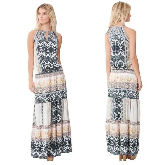 Hale Bob Carly Rayon Maxi Dress small - Picture 2 of 11